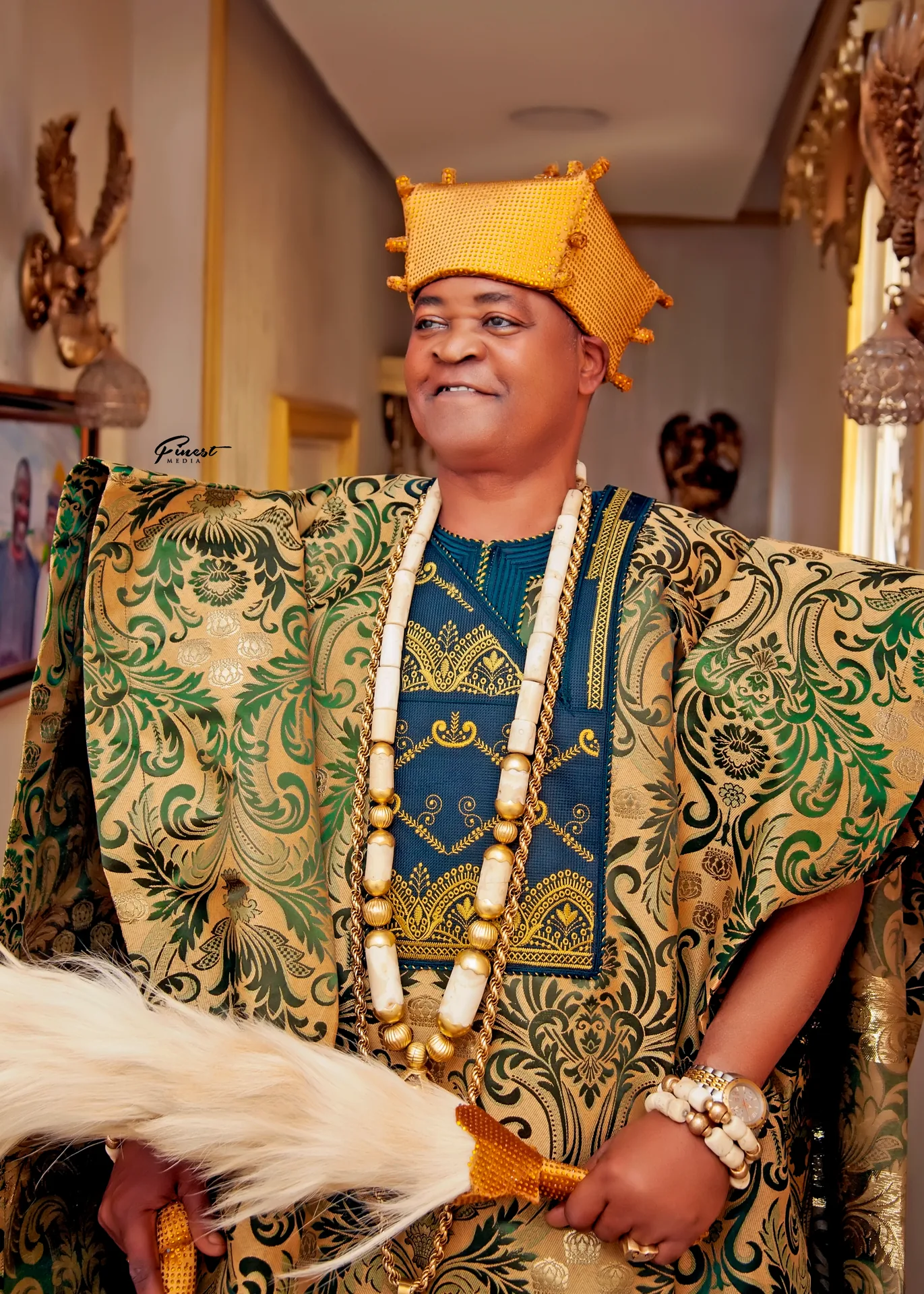 His Royal Majesty during 21st Coronation Anniversary celebration and philanthropy